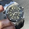 Royal Oak Offshore Diver 15720 Ceramic Bezel on Black Rubber Strap 42mm Super Clone