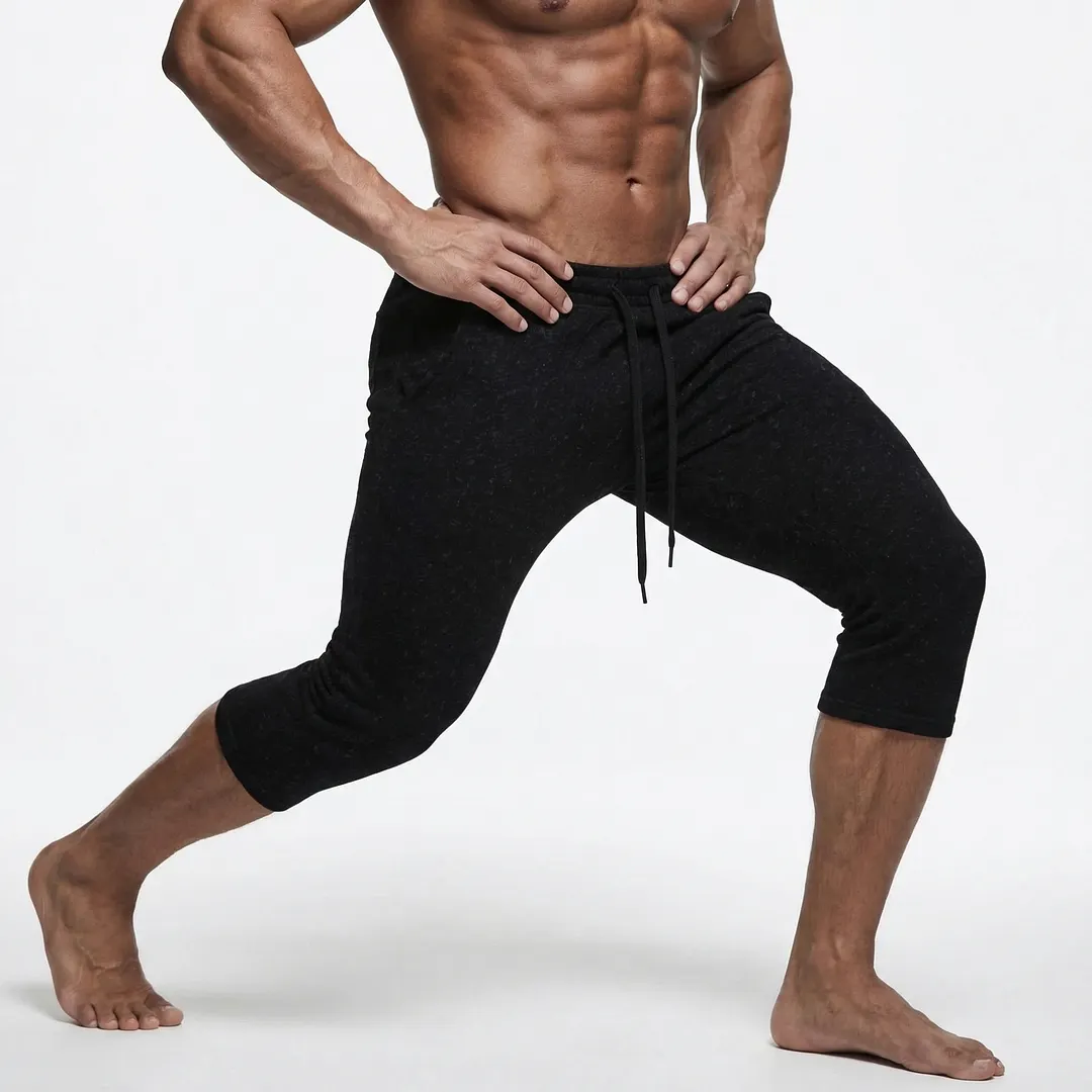 Men's Basic Casual 7/8 Length Pants-INSPIREUSE