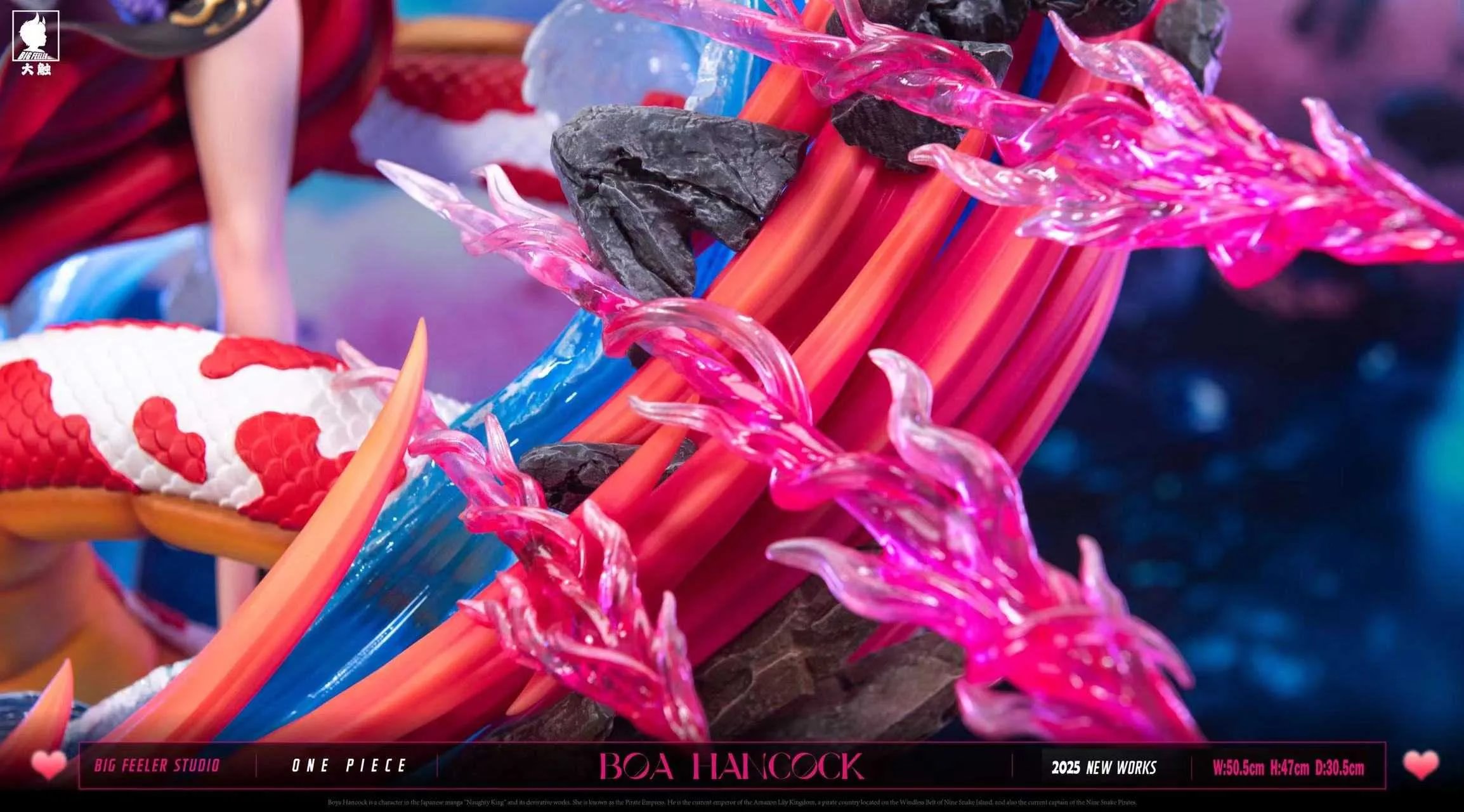 ボア ハンコック Big Feeler Studio ガレージキット フィギュア POP Scale Boa Hancock - ONE PIECE Resin Statue - Big Feeler Studio