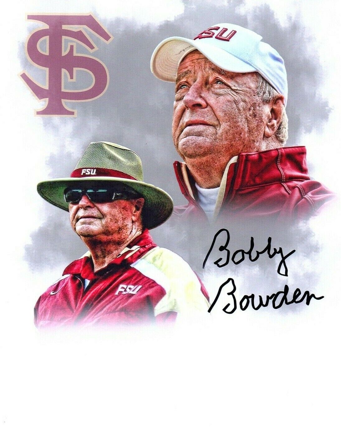 Bobby Bowden Florida State Seminoles signed autographed 8x10 football Photo Poster painting d