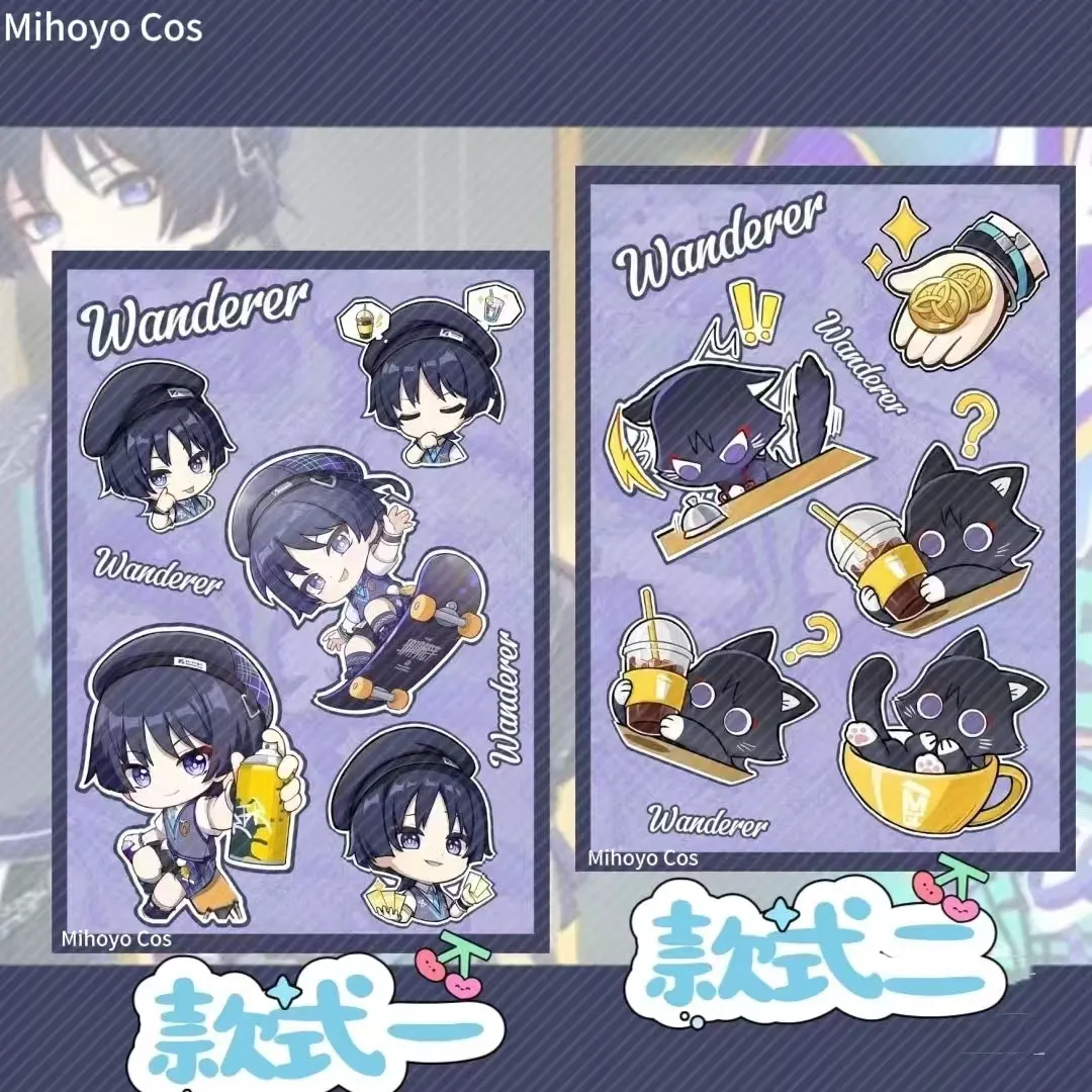Scaramouche Genshin Impact Balladeer Stickers Birthday present