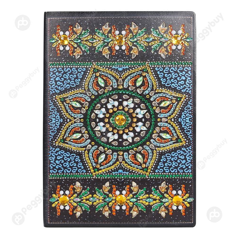 

Mandala-DIY Creative Diamond 50 Pages A5 Notebook, 501 Original