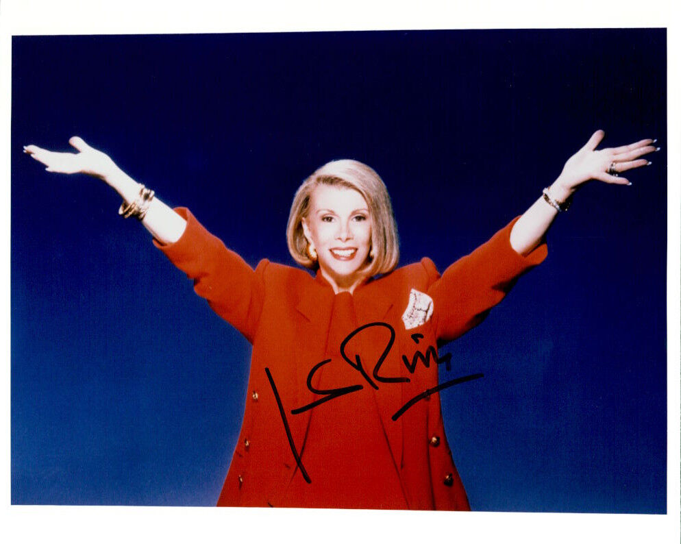 Joan Rivers signed authentic 8x10 Photo Poster painting COA