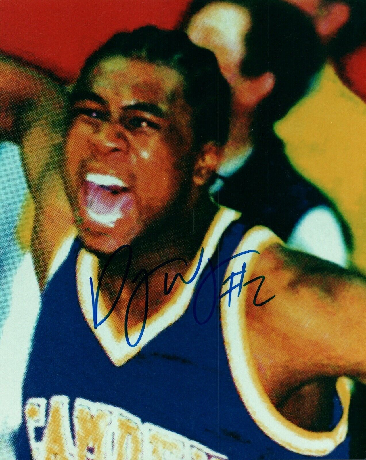 Dajuan Wagner NCAA College Memphis Hand Signed Autograph 8x10 Photo Poster painting