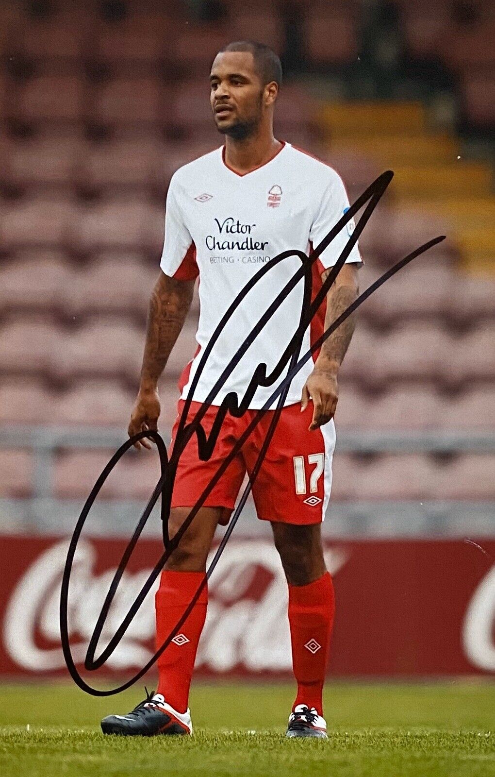 David McGoldrick Genuine Hand Signed 6X4 Photo Poster painting - Nottingham Forrest 2