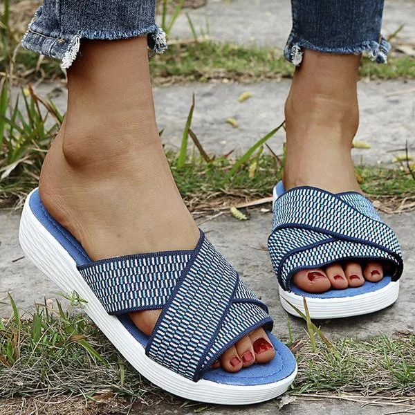 Women Summer Simple Outer Wear Comfortable Slippers