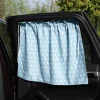 Car Sun Shield Floral Polka Dot Car Side Window Privacy Curtain