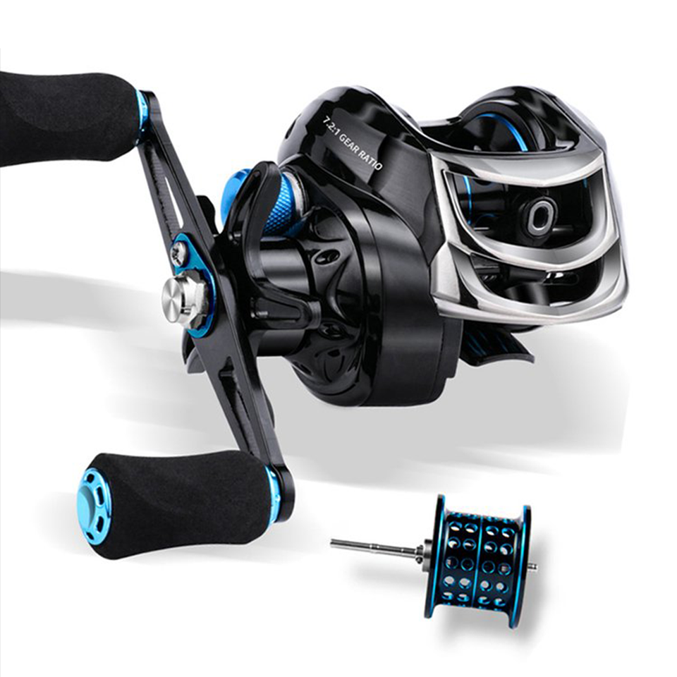 Xaperni Baitcasting Reel 8KG Max Drag 7.2:1 Reinforced Reel Fishing Reel