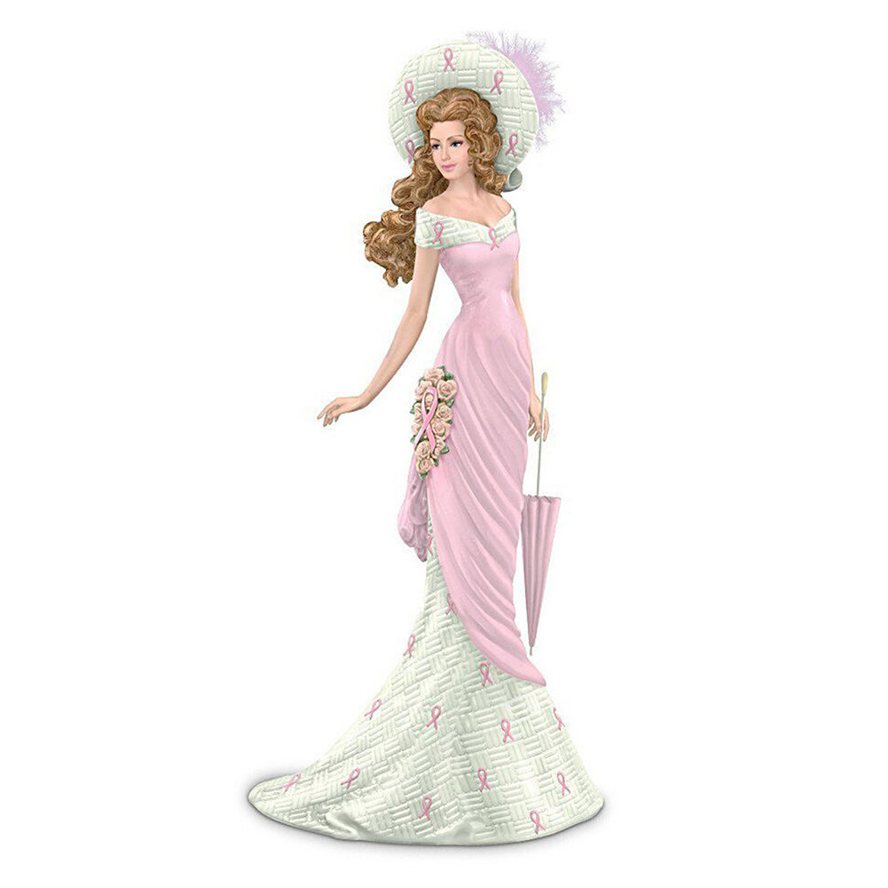

30*60CM - Dress Lady - Round Drill Diamond Painting, 501 Original