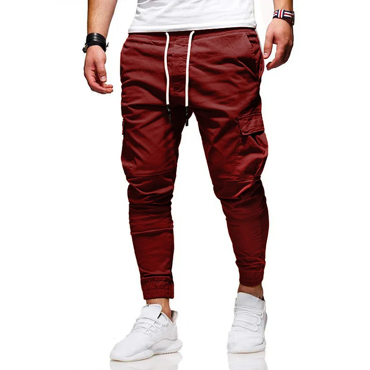 BrosWear Tie Elastic Lounge Pants Jogger Pants