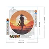 Diamond Painting -DIY Round Drill Western Cowgirl