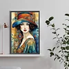 (40*60cm)Lady - Full Round Drill Diamond Painting