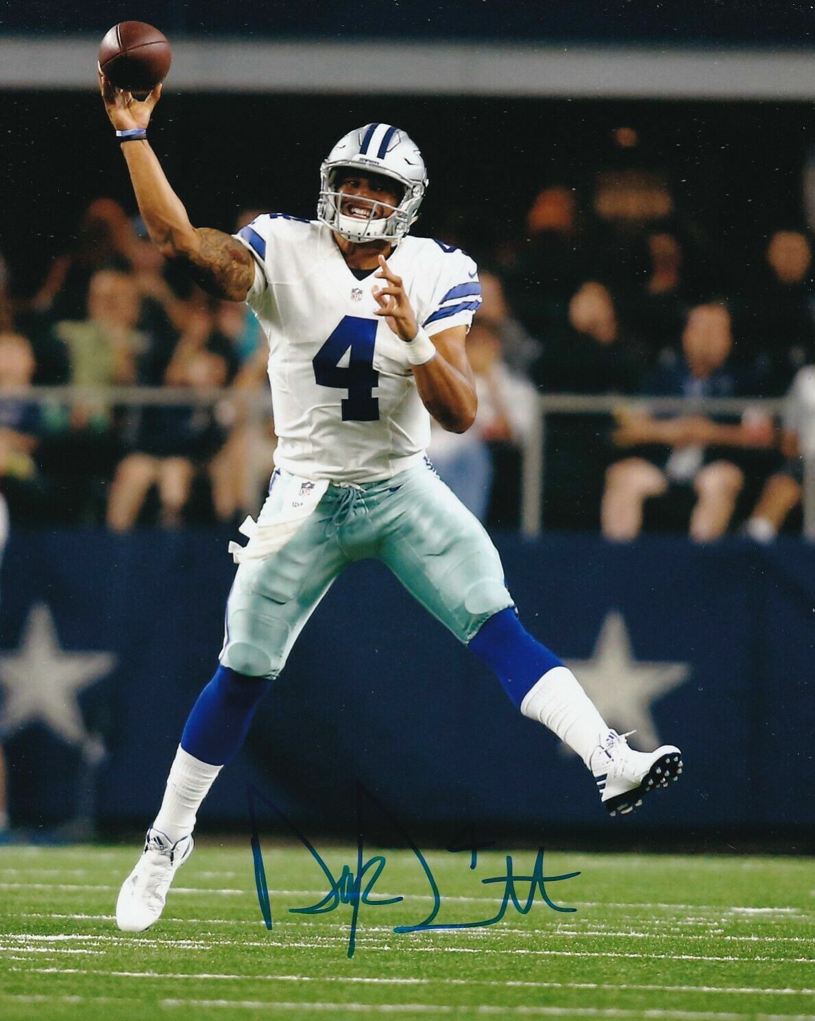 Dak Prescott Autographed Signed 8x10 Photo Poster painting ( Cowboys ) REPRINT