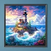 (40*40cm)Lighthouse - Full Round Drill Diamond Painting
