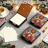 Christmas Nutcracker DIY PU Diamond Painting Note Box 160 Papers Memo Box