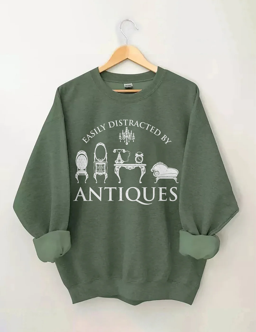 Easily Distracted By Antiques Sweatshirt