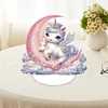 Special Shape Unicorn Desktop Diamond Art Kits for Home Decor (Unicorn on Moon)
