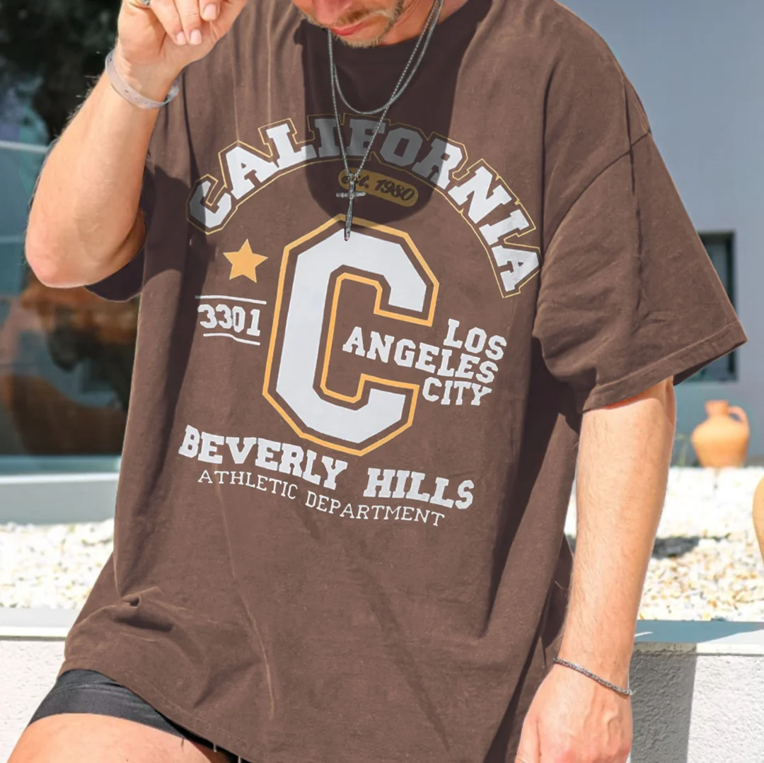 Retro California Oversized T-shirt-barclient