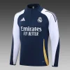 2024/2025 Real Madrid Half-Pull Training Suit Royal Blue Football Shirt 1:1 Thai Quality Set love fball