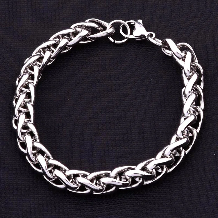 Titanium steel men's flower basket chain bracelet keel chain bracelet jewelry Techwear Shop