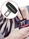 1 Pair Car Safety Belt Lock Tongue Seat Belt Latch Clasp Insert Lock Socket Plug