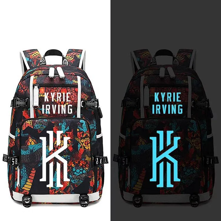 Mayoulove Brooklyn Basketball Nets #10 USB Charging Backpack School NoteBook Laptop Travel Bags-Mayoulove