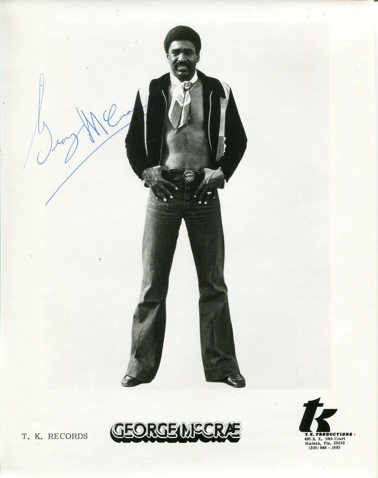 George McCrae autograph, American SOUL SINGER, signed Photo Poster painting