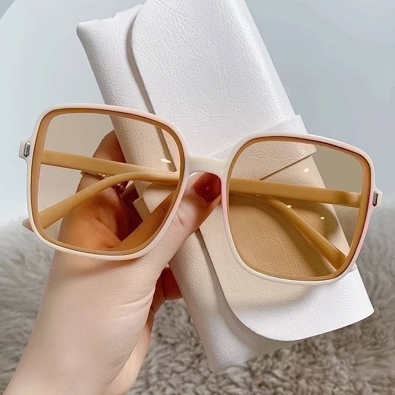 Retro Geometric Pc Square Full Frame Women’s Sunglasses