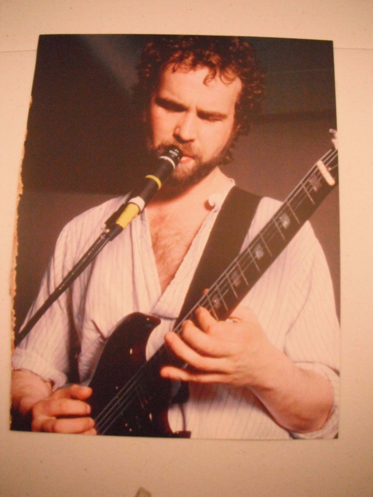 John Martyn Guitarist 12x9 Coffee Table Book Photo Poster painting Page