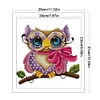 Owl - 14CT Stamped Cross Stitch 31*28cm/12.2*11.02in