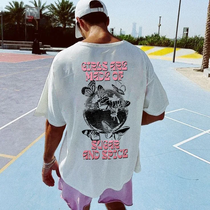 Girls Are Made Of Sugar And Spice T-shirt