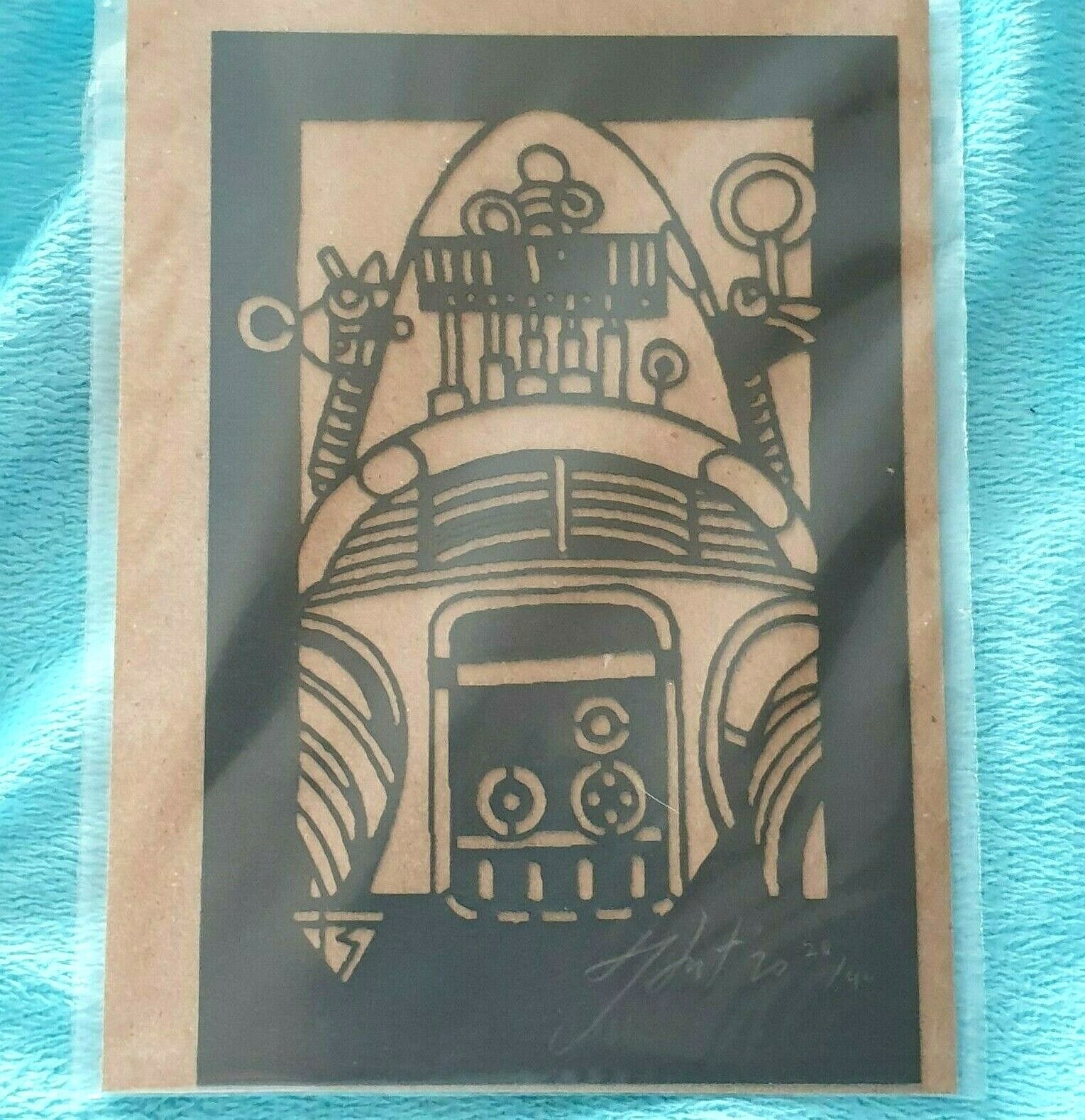 TYLER STOUT - ROBBY THE ROBOT Laser Cut Kolcut Radiation Burn Forbidden Planet