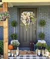 Spring cream hydrangeas wreath-mysite-Adracos