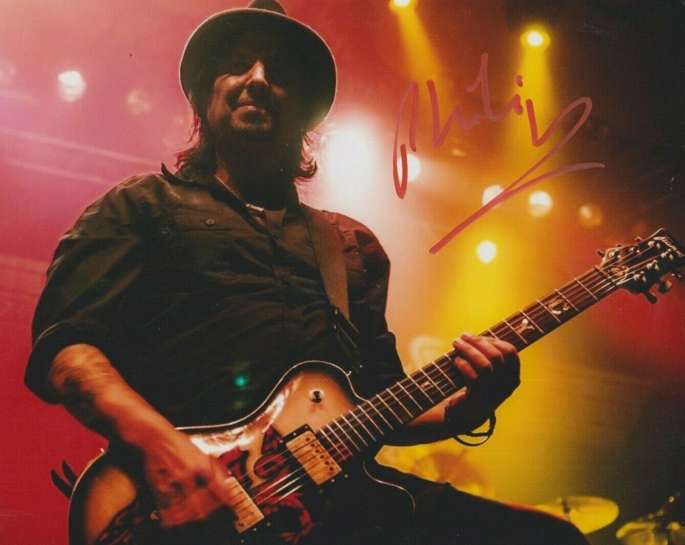 Phil Campbell **HAND SIGNED** 8x10 Photo Poster painting ~ Motorhead ~ AUTOGRAPHED