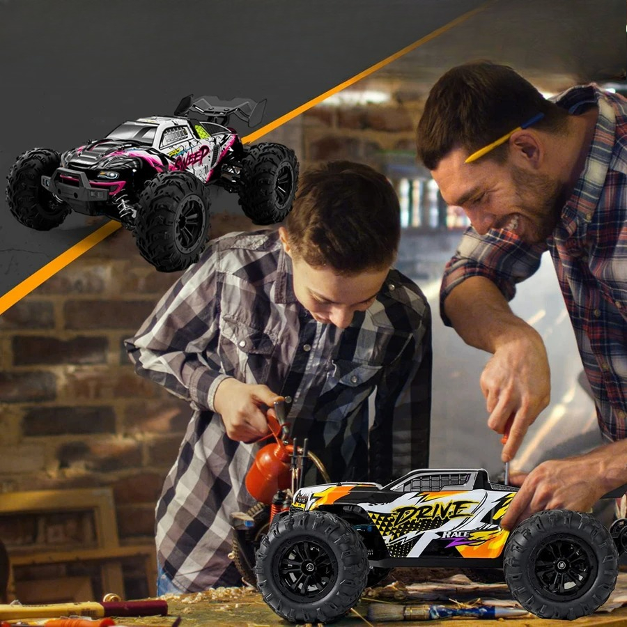 Tegooe 116 Scale High Speed RC Off-Road Racing Truck - 4WD Remote Control Toy