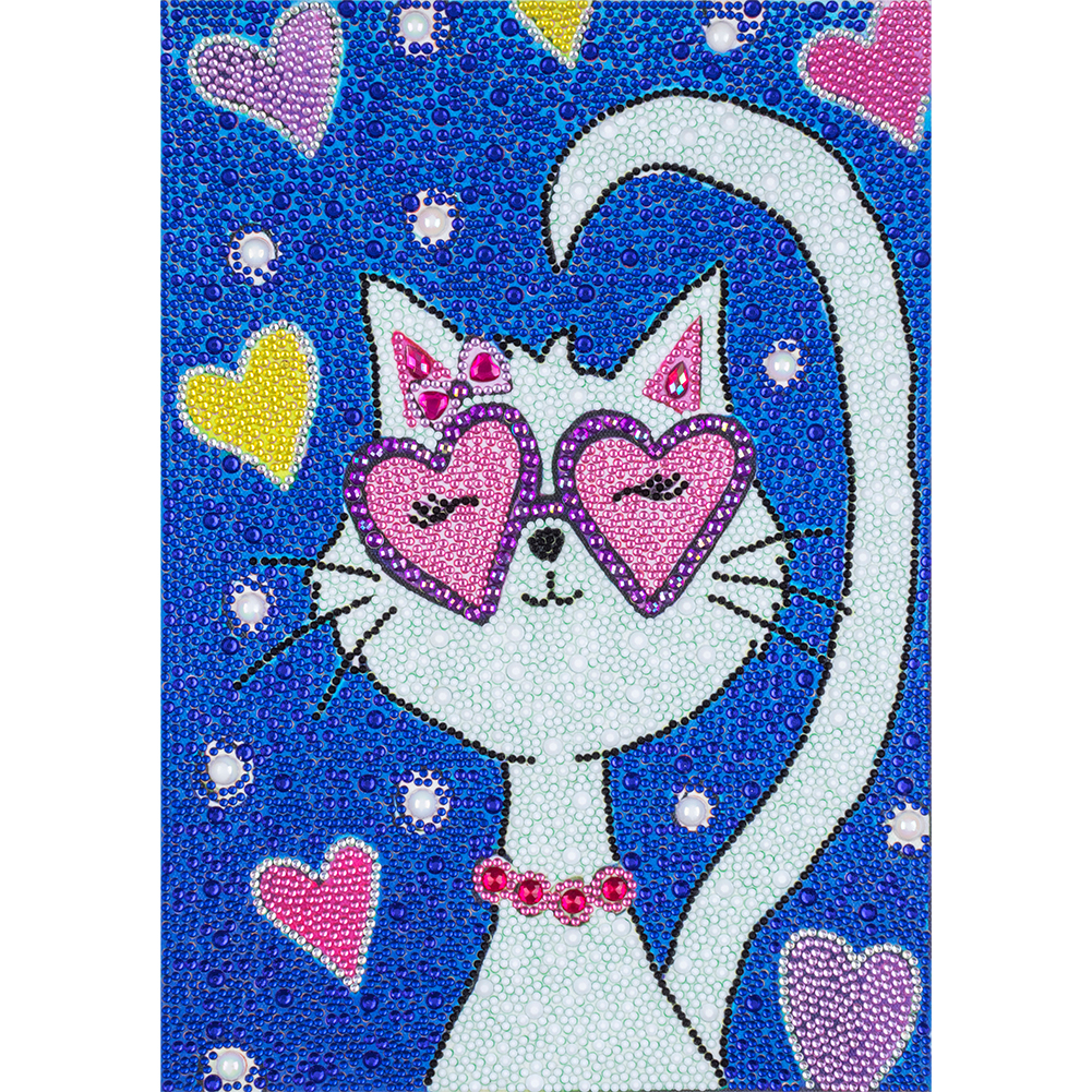 

Cat - Crystal Special Shaped Diamond Painting - 30*40CM, 501 Original
