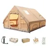 [US Local Warehouse] Inflatable Camping Tent with Pump Waterproof Windproof Blow Up Tent for Outdoors