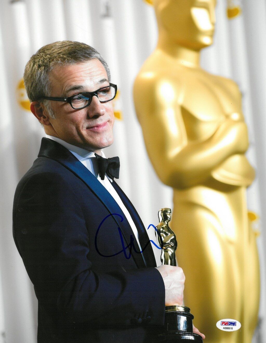 Christoph Waltz Signed Academy Award Autographed 11x14 Photo Poster painting PSA/DNA #AB88818