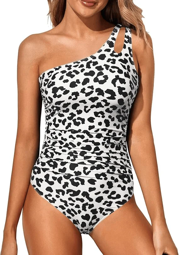 🔥One Shoulder One Piece Swimsuit for Women