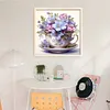 Flower Teacup-11CT Stamped Cross Stitch 40*40cm/15.75*15.75in tapestrymarket