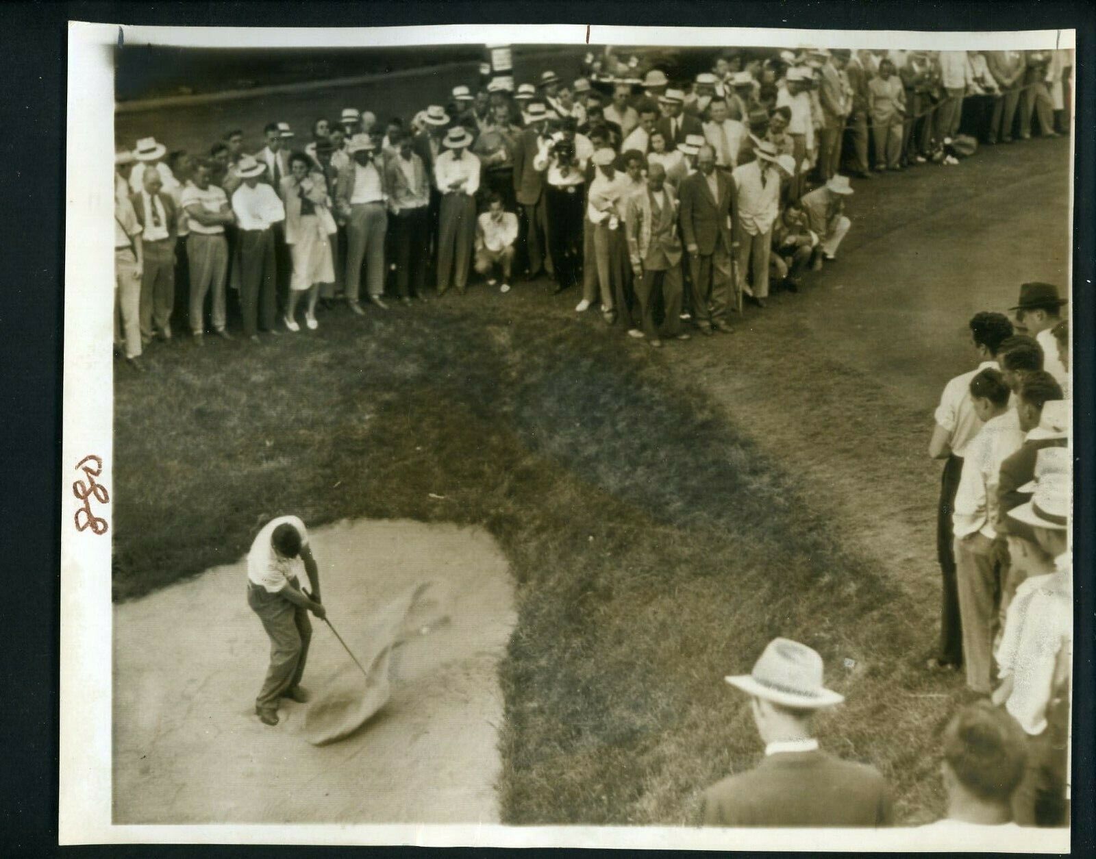 Chick Harbert 1947 US Open Golf Press Photo Poster painting St. Louis Country Club