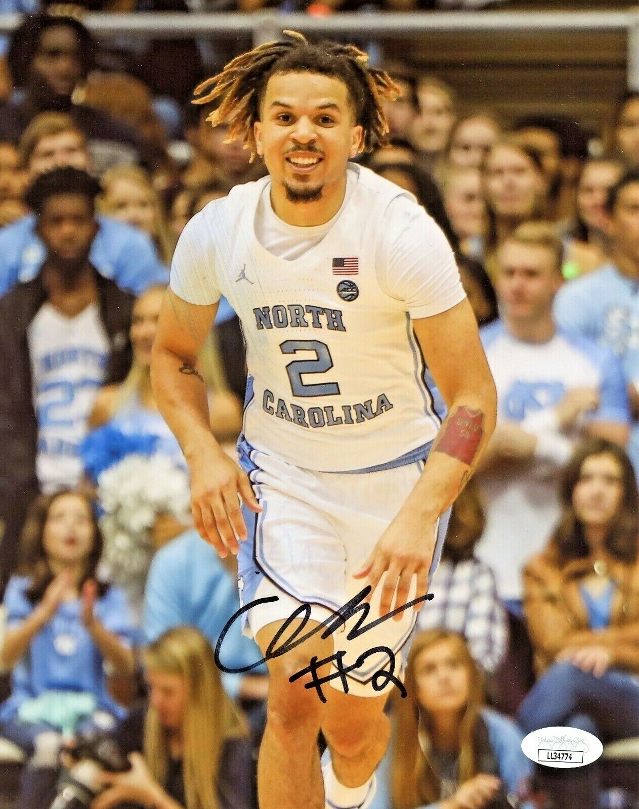 COLE ANTHONY HAND SIGNED AUTOGRAPHED 8X10 BASKETBALL Photo Poster painting WITH JSA COA 2 RARE