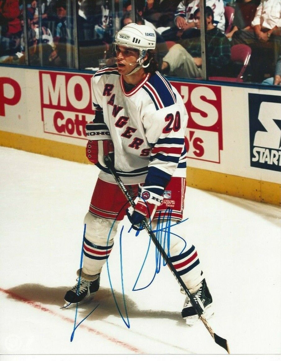 Luc Robitaille Autographed 8x10 New York RangersB790