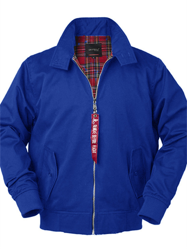 Solid Color Stand Collar Casual Men's Jacket Coat | 168DEAL