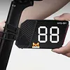 Bicycle Rear Number Light Sign Type-C Rechargeable Bicycle LED Taillights 3 Modes Road Bike Illuminated Tailplates Night Riding Safety Warning Lights