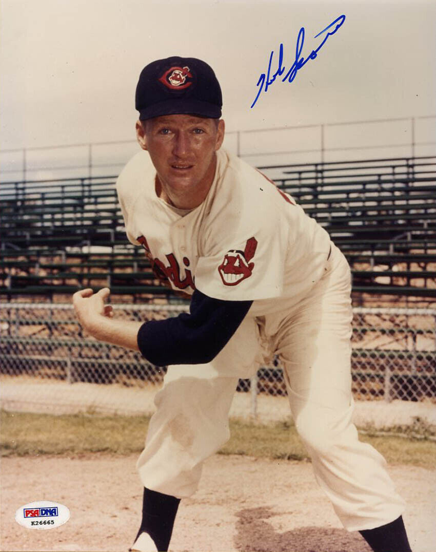 Herb Score SIGNED 8x10 Photo Poster painting Cleveland Indians PSA/DNA AUTOGRAPHED