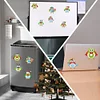 6Pcs Diamond Painting Acrylic Owl Fridge Magnet for Fridge Whiteboards