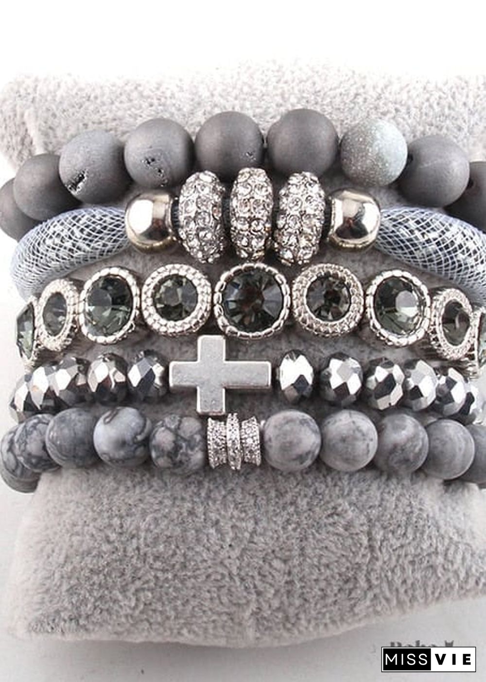 Boho Bracelet, RH Bracelet Set, Diamon Leaf, Natural Stones in Green, Rose, Purple