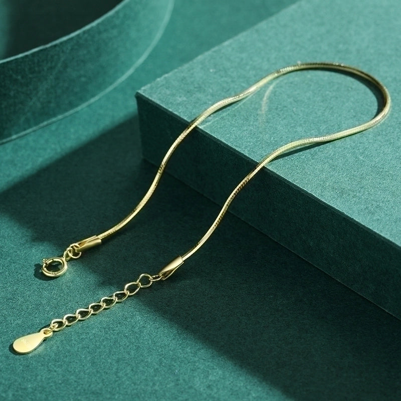 925 Sterling Silver Snake Chain Bracelets Minimalist