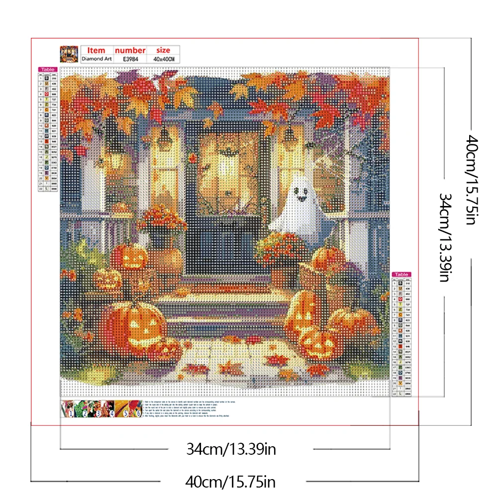 Diamond Painting - Full Round Drill - Halloween(Canvas|40*40cm)